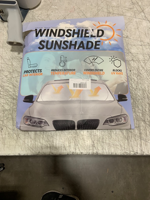 Photo 1 of for Dodge Caravan 2006-2024 Front Windshield Sun Shade Sunshade-for Dodge Promaster 2014-2023 Windshield Cover, for Grand Caravan 2022 Reflective Protector Sun Visor Car Accessories(63" X 39.4")
