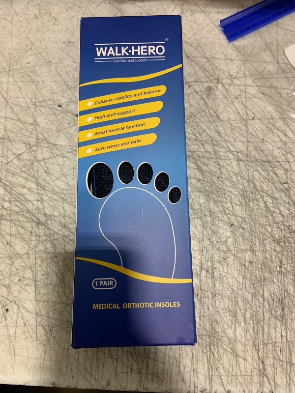 Photo 1 of Plantar Fasciitis Insoles for Men Women - Orthotics Inserts, Shoe Insoles Arch Support Flat Feet Inserts Work Boot Insoles for Standing All Day (Mens 10-10 1/2 | Womens 12-12 1/2)