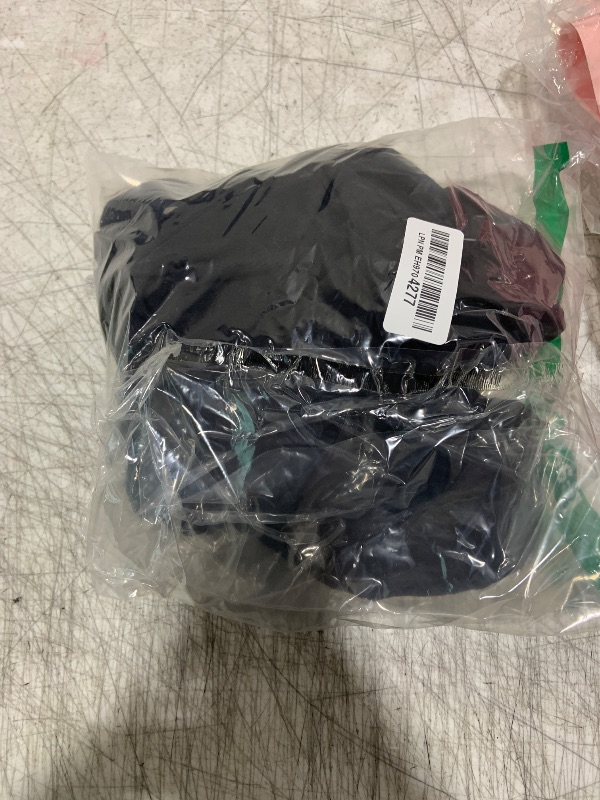 Photo 1 of GRAPENT Women's Black Summer Casual Short Sleeves Button Down Pocket Belted Jumpsuits Rompers Size Medium (Fits US 8-10)