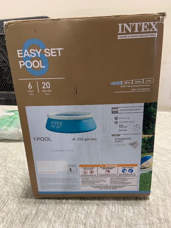 Photo 1 of Intex 6ft x 20in Easy Set Swimming Pool #28101, Blue