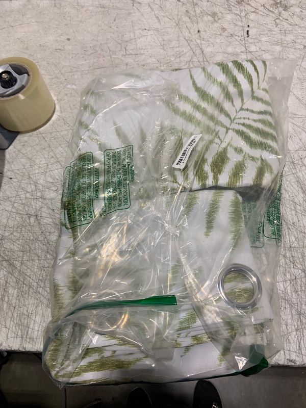 Photo 1 of MYRU Absolutely Blackout Curtains for Bedroom,Palm Tree,2 Layers Lined Tropical Leaves Curtains for Living Room,1 Pair 39Wx84L