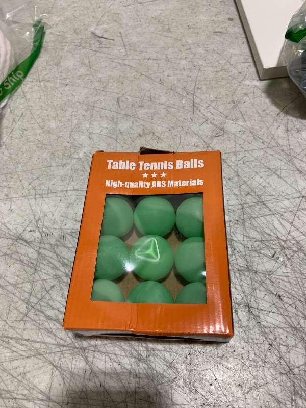Photo 1 of meizhouer Ping Pong Balls Glow in The Dark: 12 Pack 3 Star Table Tennis Balls for Adults Trainer Backyard Party Pool Game Pet Toys (Pack of 12 - Glow in The Dark)