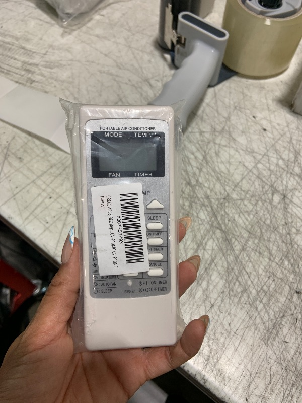 Photo 1 of CRMC-A805JBEZ Replace AC Remote Control Compatible with Sharp Portable A/C Air Conditioner CRMC-A589JBEZ CRMC-A810JBEZ CV-10NH CRMC-A729JBEZ CRMC-A753JBEZ CRMC-A705JBEZ CV-P10LC CV-P10MX CV-P12LX