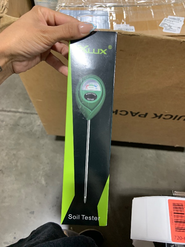 Photo 1 of XLUX Soil Moisture Meter, Plant Water Monitor, Hygrometer Sensor for Gardening, Farming, Indoor and Outdoor Plants, No Batteries Required