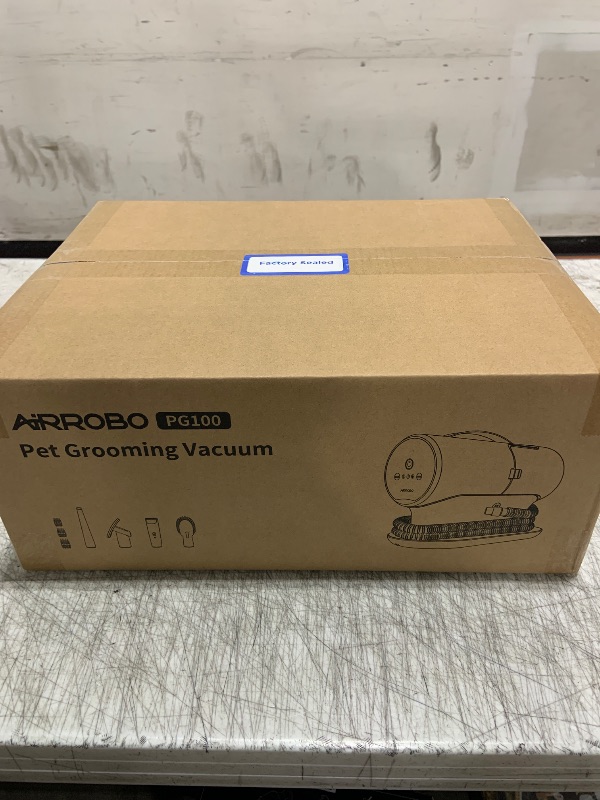 Photo 1 of AIRROBO Dog Grooming Vacuum, Dog Grooming Kit,12000Pa Strong Pet Vacuum, 2L Large Capacity Vacuum for Shedding Grooming Hair, Quiet,PG100