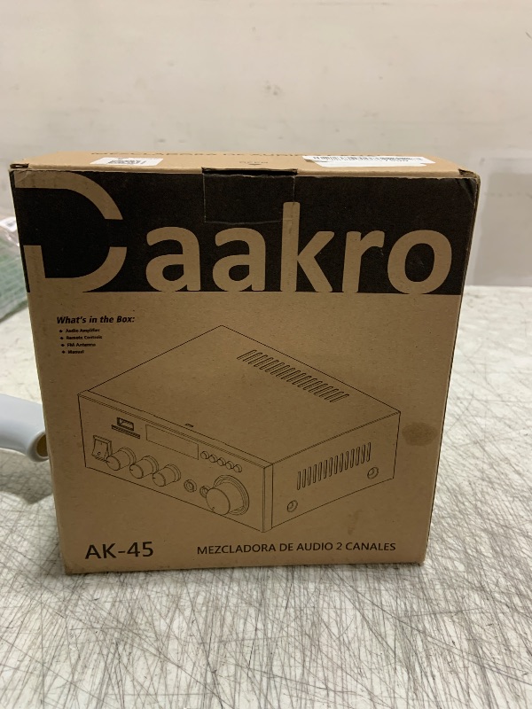 Photo 1 of Daakro AK45 Stereo Audio Amplifier,300W Home 2 Channel Wireless Bluetooth 5.0 Power Amplifier System, Home Amplifiers FM Radio, USB, SD Card, with Remote Control Home Theater Audio Stereo System