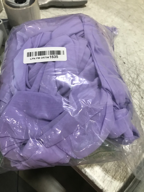 Photo 1 of 10 Pack 10ft Light Purple Chiffon Table Runners Wedding Table Runner Sheer Romantic Tulle Table Runner for Christmas Wedding Bridal Tea Party Baby Shower Birthday Party Table Decorations(120 x 12 in)