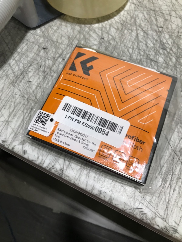 Photo 1 of K&F Concept 72mm MC UV Protection Filter with 28 Multi-Layer Coatings HD/Hydrophobic/Scratch Resistant Ultra-Slim UV Filter for 72mm Camera Lens (Nano-X Series)