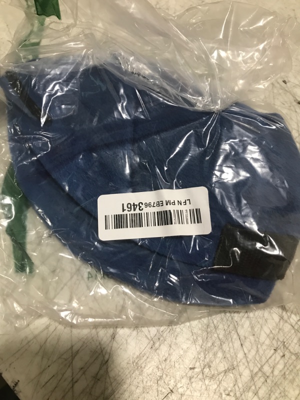 Photo 1 of BENCMATE Protective Inflatable Collar for Dogs and Cats - Soft Pet Recovery Collar Does Not Block Vision (Medium, Blue)