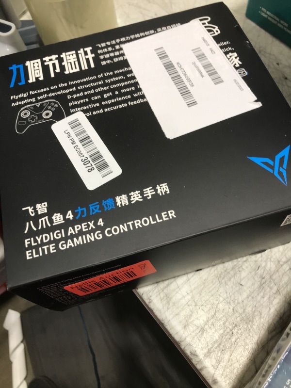 Photo 1 of FLYDIGI APEX 4 Wireless PC Controller Forceflex Joystick Forceadapt Trigger 1000Hz Report Rate Full-Color LCD Display 1500mAh Battery Stereo Vibration PC/Switch/Switch2/TV/Android/Laptop