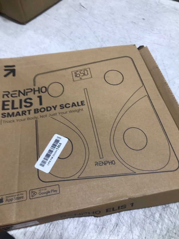 Photo 1 of RENPHO Smart Scale for Body Weight, FSA HSA Eligible, Digital Bathroom Scale BMI Weighing Bluetooth Body Fat Scale, Body Composition Monitor Health Analyzer with Smartphone App, 400 lbs - Elis 1