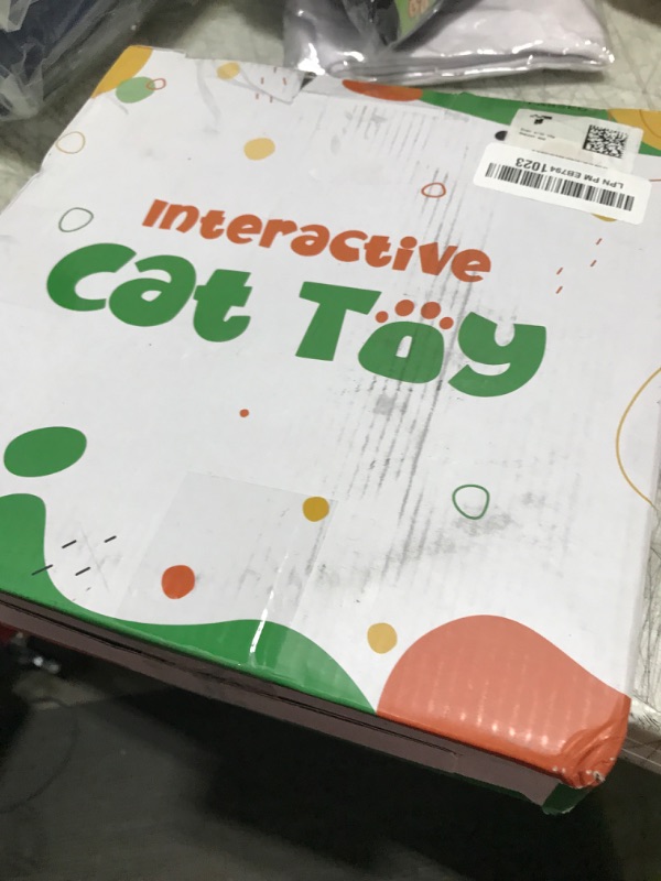Photo 1 of Pawaboo Interactive Cat Toy with Running Mouse, Electronic Motion Cat Toy Automatic Teaser for Indoor Cats, Pop and Play Hide Seek Cat Toys Hunting Mouse for Pet Cat Kitten Play Fun Exercise, Green