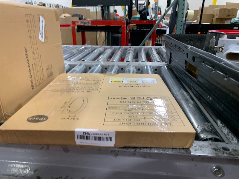 Photo 1 of hykolity 12 Inch Selectable CCT LED Round Flat Panel Light, 24W 3000K/4000K/5000K, Edge-Lit Flush Mount Ceiling Light Fixture for Kitchen, Bedroom, Laundry and Closet Room, White