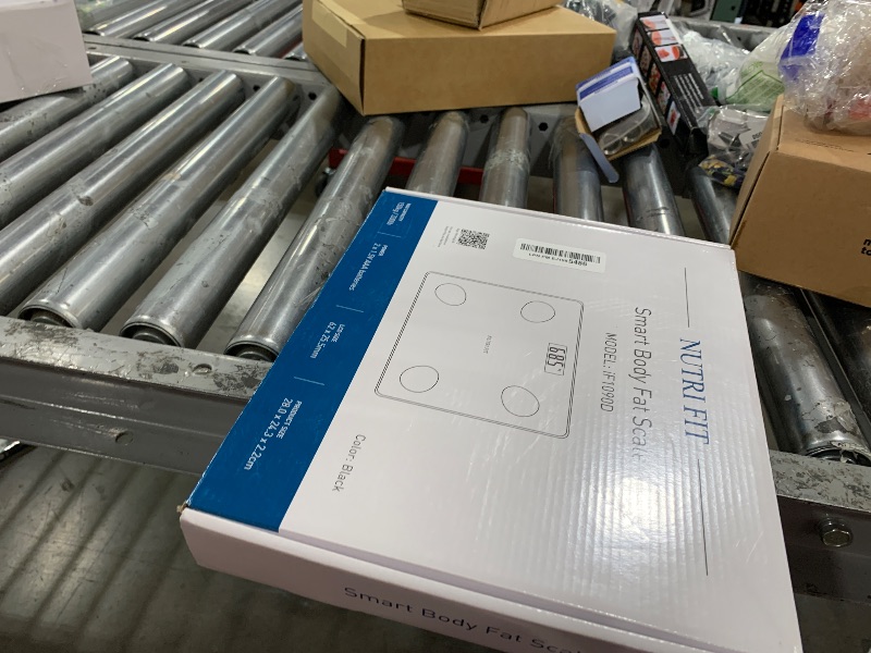 Photo 1 of NUTRI FIT Bathroom Weighing Scale for Body Weight and Fat, Digital Smart Scale with Bluetooth, Body Composition Watchers with APP for BMI, Muscle, Weight Loss, Max 150kg/330lb