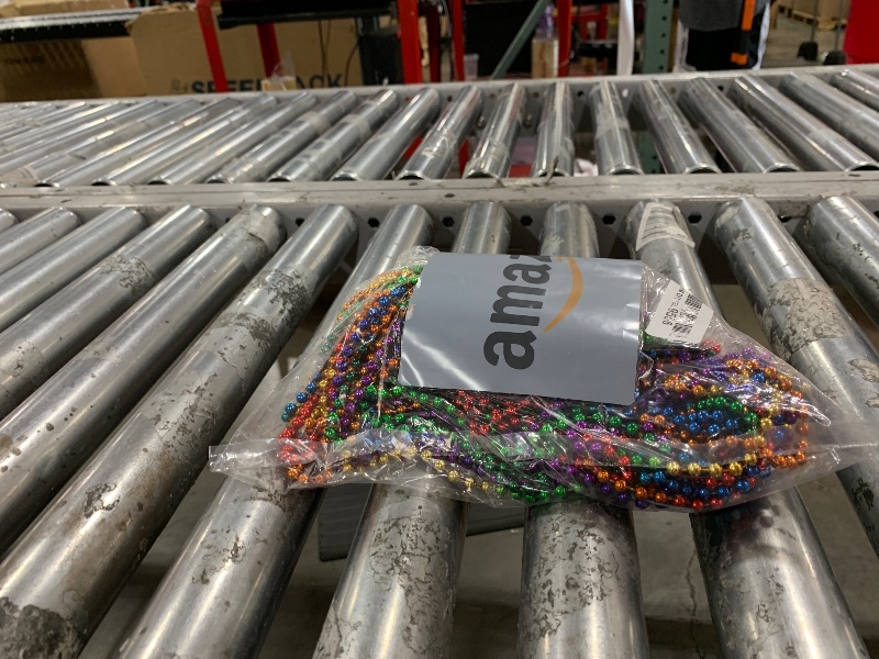 Photo 1 of Shappy 36 Pcs Pride Beads Stuff Rainbow Bead Necklace Mixed Color Gay Pride Necklace Accessories Bulk Lgbt Costumes Decor for Boy Girl Women Men Party Favors
