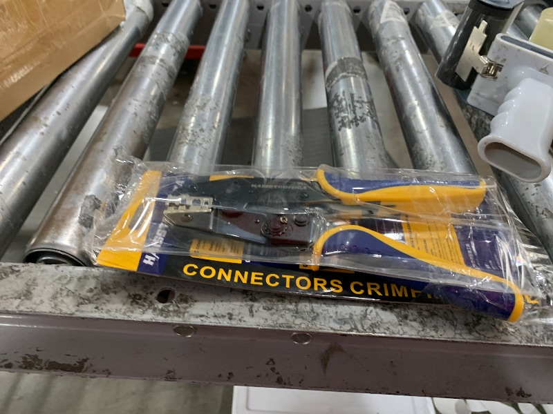 Photo 1 of Haisstronica Crimping Tool for Non-Insulated Open Barrel Terminals Receptacles,AWG 20-10 Ratchet Wire Crimper Tool,Wire Terminal Crimper HS-5327