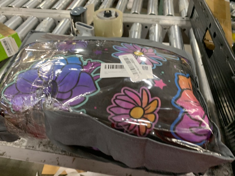 Photo 1 of Axolotl Beautiful Iridescent Flowers Sleeping Bag for Adults Kids Girls Boys Teens–Lightweight Black Neon Flower Sleeping Bags,Waterproof Portable Sleeping Bag for Camping Backpacking Outdoor Indoor