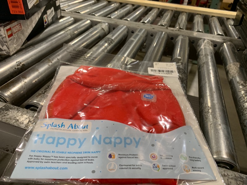 Photo 1 of Splash About Happy Nappy Reusable Swim Diaper, Red, 12-24 Months