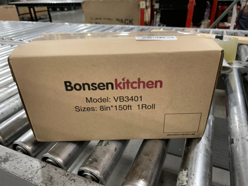 Photo 1 of [2025 New] Bonsenkitchen 8” x 150’ Vacuum Sealer Bags Rolls with Cutter for Food Storage, Commercial Grade, BPA Free, Great for Meal Prep and Sous Vide Cooking