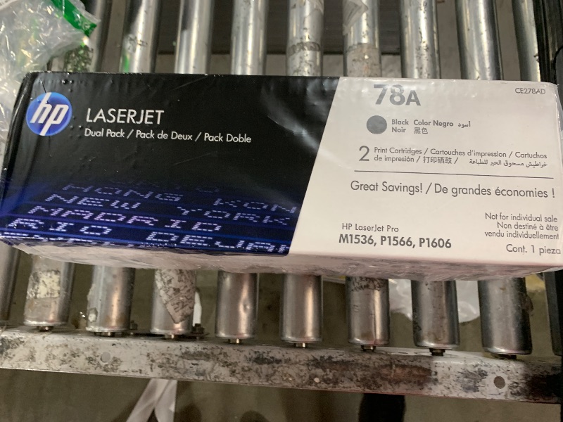 Photo 1 of HP 85A Black Toner Cartridges (2-pack) | Works with HP LaserJet Pro P1102, P1109 Series, HP LaserJet Pro MFP M1212, M1217 Series | CE285AD