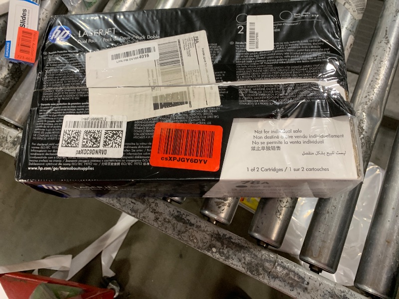 Photo 1 of HP 85A Black Toner Cartridges (2-pack) | Works with HP LaserJet Pro P1102, P1109 Series, HP LaserJet Pro MFP M1212, M1217 Series | CE285AD
