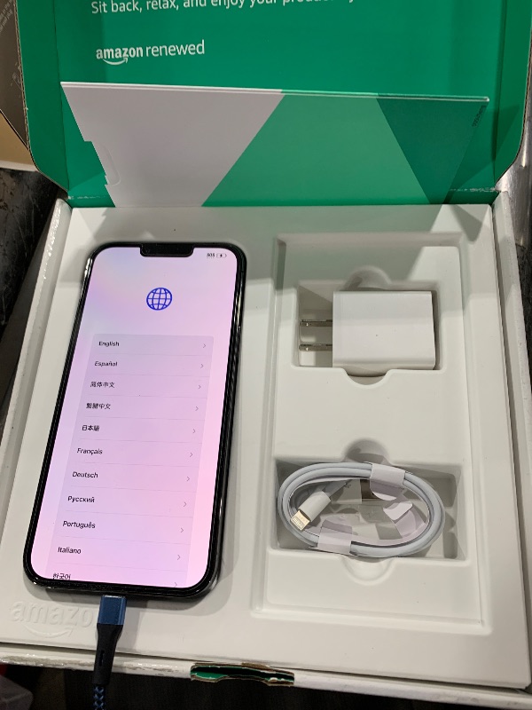 Photo 1 of Apple iPhone 13 Pro Max, 256GB, Graphite - Unlocked (Renewed Premium)