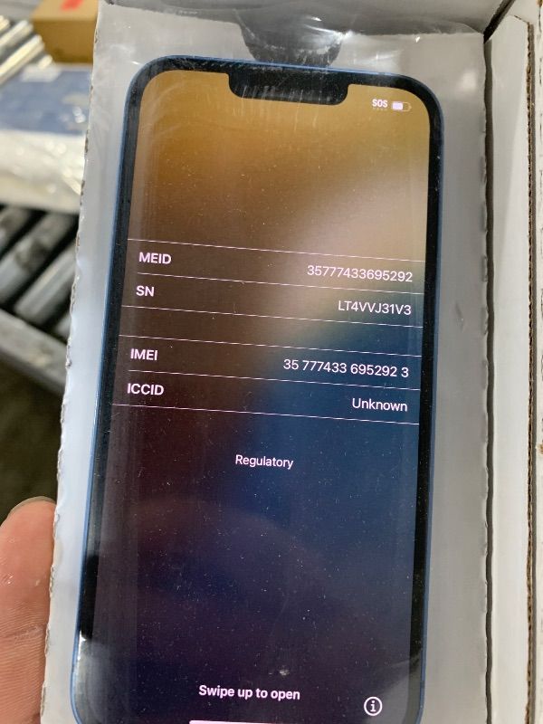 Photo 1 of Apple iPhone 13, 128GB, Blue - Unlocked (Renewed)