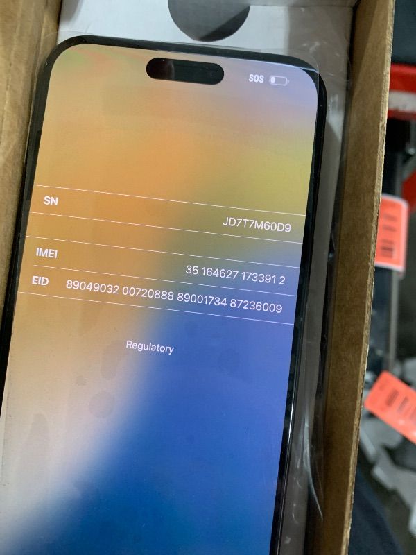 Photo 1 of Apple iPhone 15 Pro Max, 1TB, Black Titanium - Unlocked (Renewed)