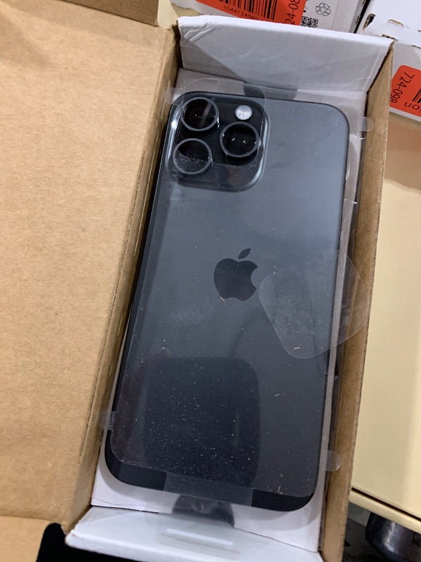 Photo 1 of Apple iPhone 15 Pro Max, 1TB, Black Titanium - Unlocked (Renewed)