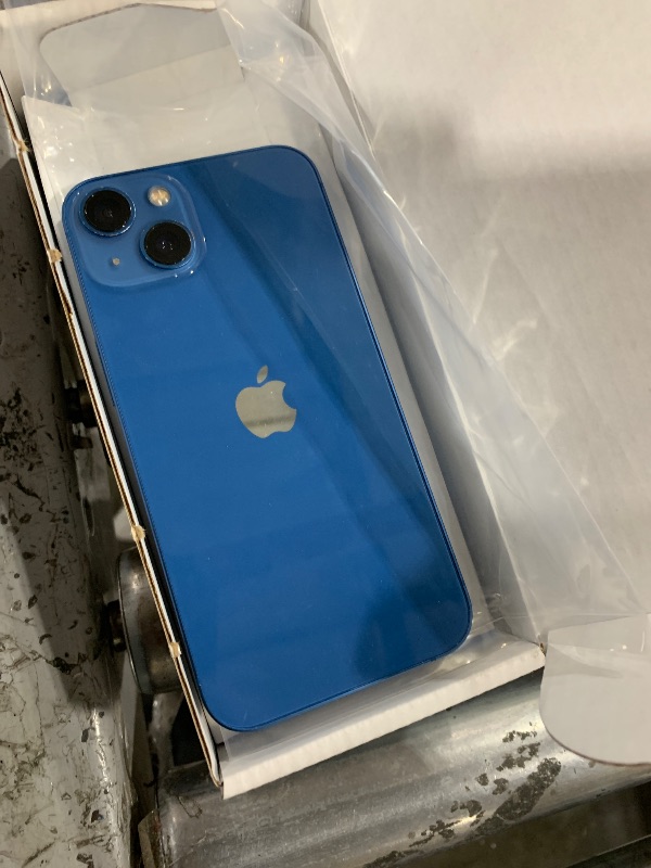 Photo 1 of Apple iPhone 13, 256GB, Blue - Unlocked (Renewed)