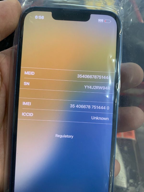 Photo 1 of Apple iPhone 13, 256GB, Blue - Unlocked (Renewed)