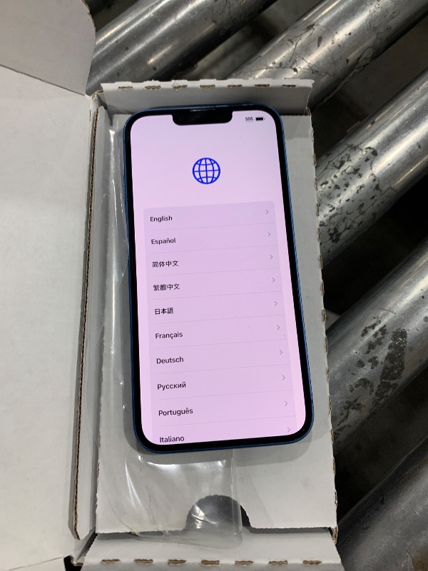 Photo 1 of Apple iPhone 13, 128GB, Blue - Unlocked (Renewed)