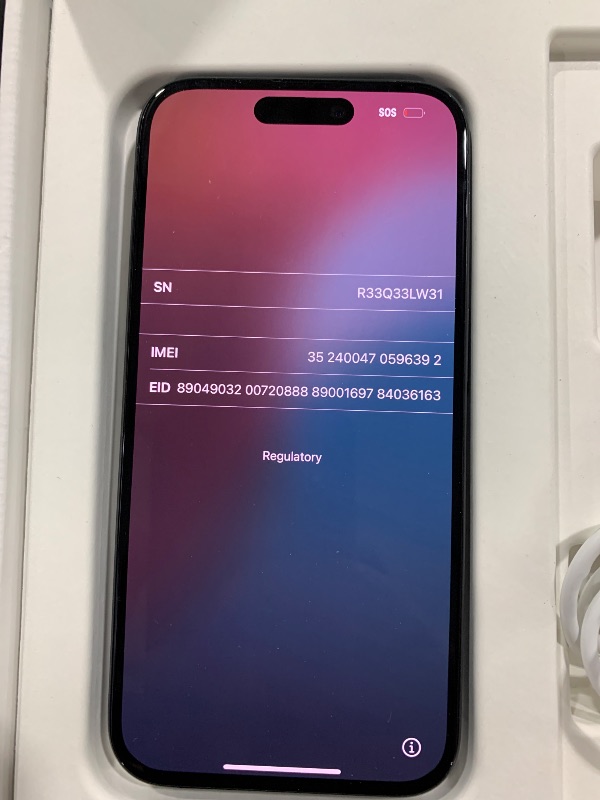Photo 1 of Apple iPhone 15 Pro, 128GB, Blue Titanium - Unlocked (Renewed Premium)