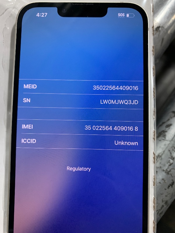 Photo 1 of Apple iPhone 13, 128GB, Starlight - Unlocked (Renewed)