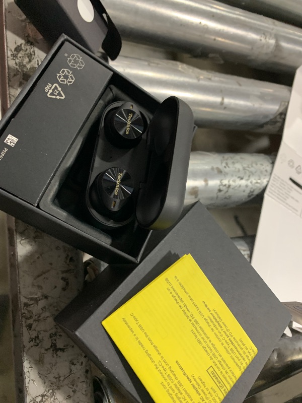 Photo 1 of Technics Premium Hi-Fi True Wireless Bluetooth Earbuds with Advanced Noise Cancelling, 3 Device Multipoint Connectivity, Wireless Charging, Hi-Res Audio + Enhanced Calling - EAH-AZ80-K (Black)