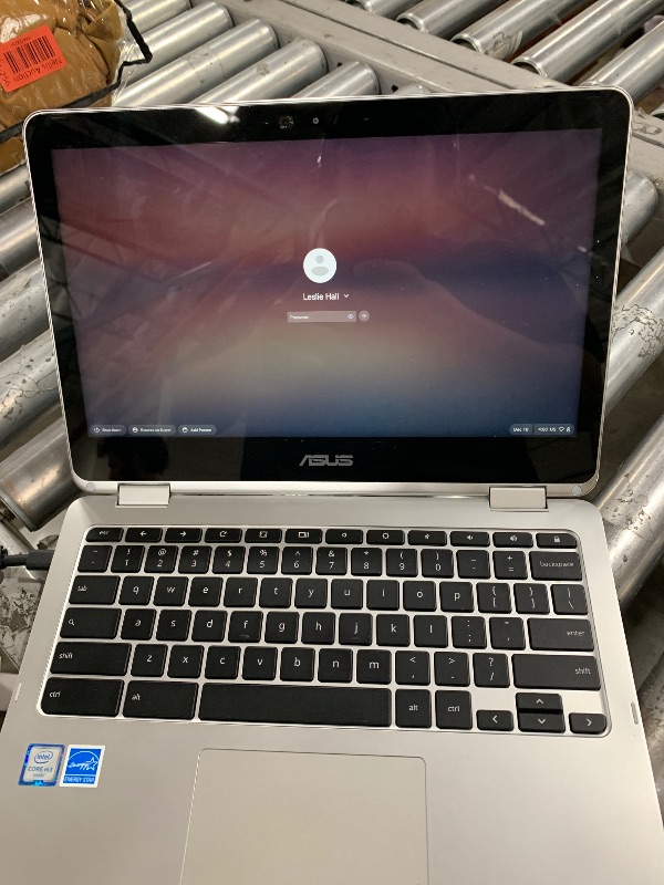 Photo 1 of ASUS Chromebook Flip C302 2-In-1 Laptop- 12.5” Full HD 4-Way NanoEdge Touchscreen, Intel Core M5, 4GB RAM, 64GB Flash Storage, All-Metal Body, Backlit Keyboard, Chrome OS- C302CA-DH54 Silver