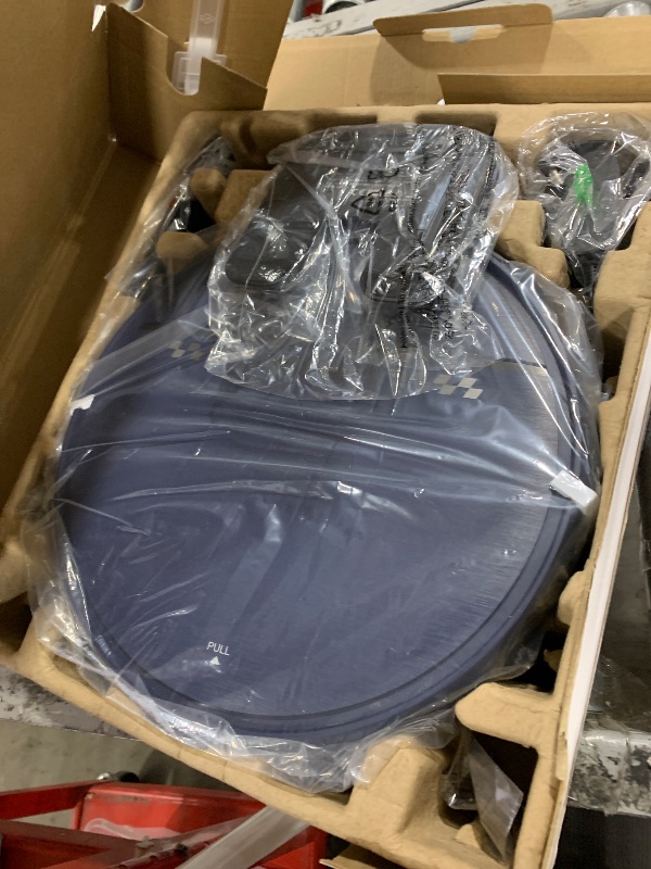 Photo 1 of Robot Vacuum and Mop Combo, 2-in-1 Mopping Robot Vacuum Cleaner with 2300Pa Suction, 2.87'' Slim Design, Wi-Fi/App/Voice Control, 3D Obstacle Avoidance&Self-Charging for Hard Floors, Carpets, Pet Hair