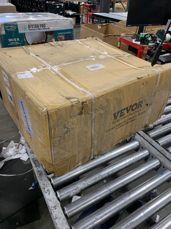 Photo 1 of VEVOR ATV UTV Trailer Tow Behind Dump Cart, 1500lbs 15 Cubic Feet, Heavy Duty Yard Garden Trailer Pull Behind Dump Trailer for Lawn Mower Tractor
