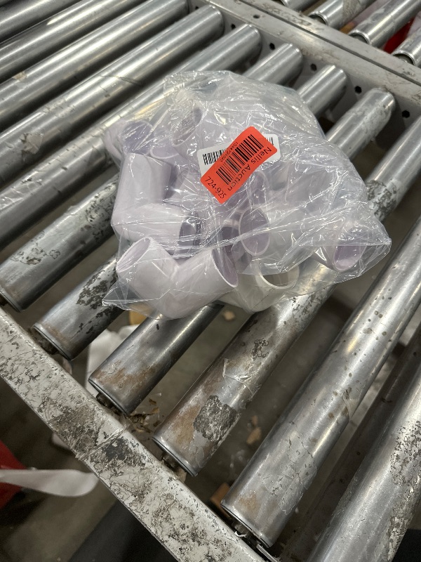 Photo 1 of 3 Way Pvc  Fittings 1 Inch, Zernmiarder White PVC Elbow Corner Side Outlet Tee Fitting, SCH40 Furniture Grade Pipe Connectors - Fits 1" Polyvinyl Chloride Pipes, 12 Pieces