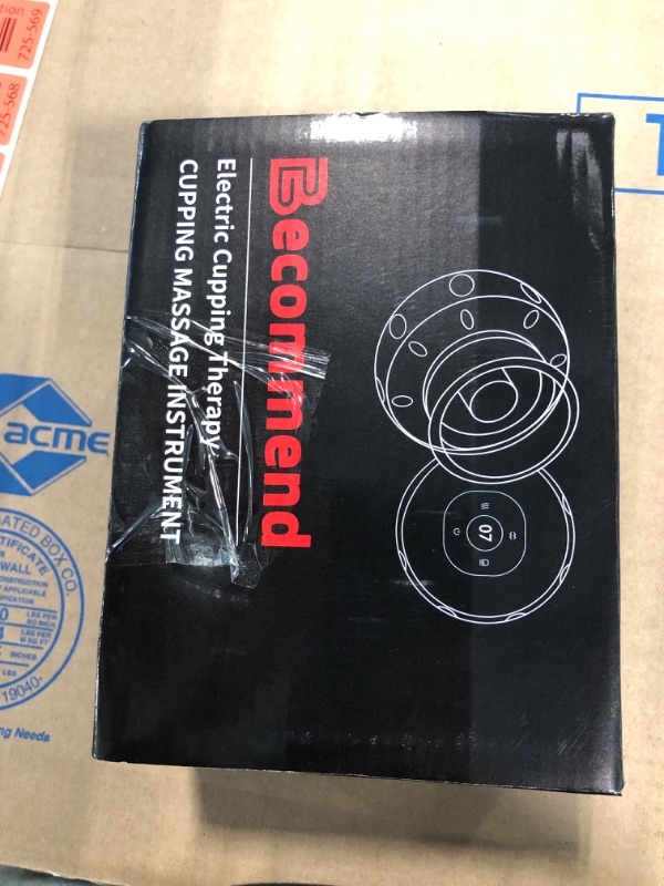 Photo 1 of Becommend 5-in-1 Remote Control Cupping Kit for Massage Therapy, 20 Level Electric Cupping Therapy Set with Red Light & 2 Replaceable Cups, Smart Cupping Massager Device for Back Muscle Soreness