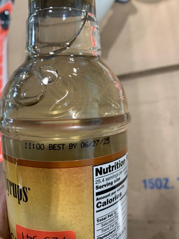 Photo 1 of Jordan's Skinny Gourmet Syrups Sugar Free, Hazelnut, 25.4-Ounce