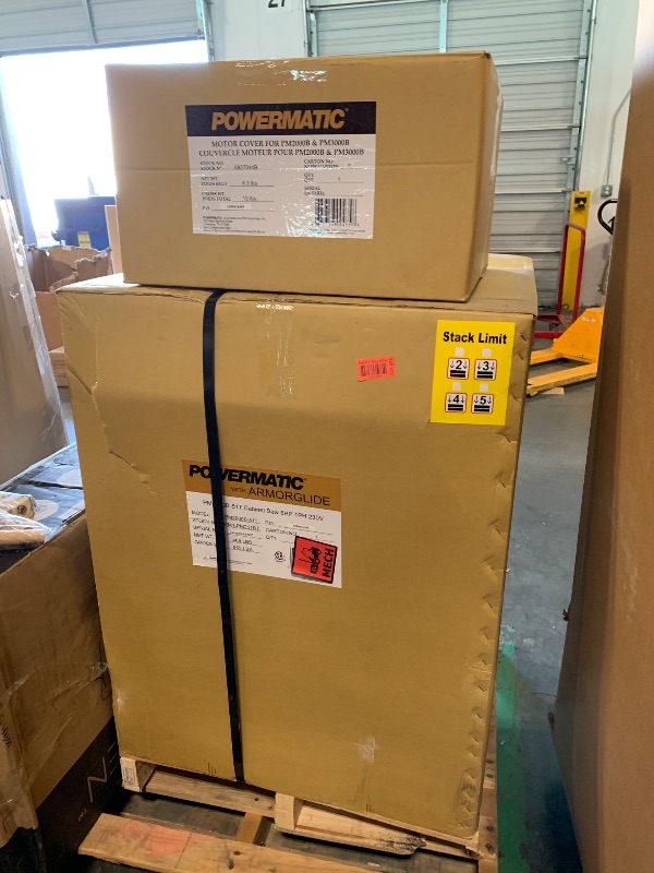 Photo 1 of Powermatic ArmorGlide 10-Inch Table Saw, 50-Inch Rip, Workbench, 5 HP, 230V 1Ph (Model PM2000T)