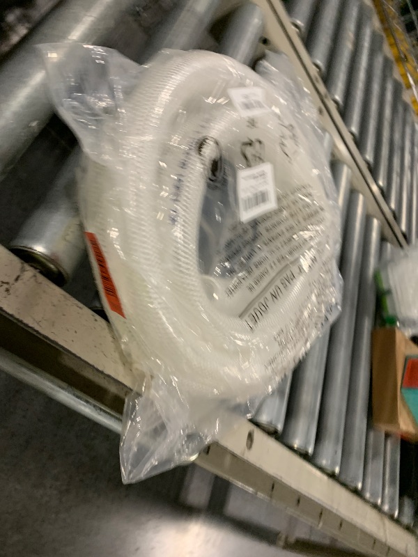 Photo 1 of 1’’ ID × 1-19/64" OD - 10 ft Clear Braided Hose Plastic Vinyl Tubing, High Pressure Flexible Reinforced PVC Tube for Transfer Water Air Oil, BPA Free & Non-Toxic