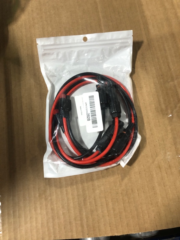 Photo 1 of Ansoufien 2FT 10AWG Solar Cable for Yeti Portable Power Station, Compatible with Solar & Anderson Connectors (2PCS)