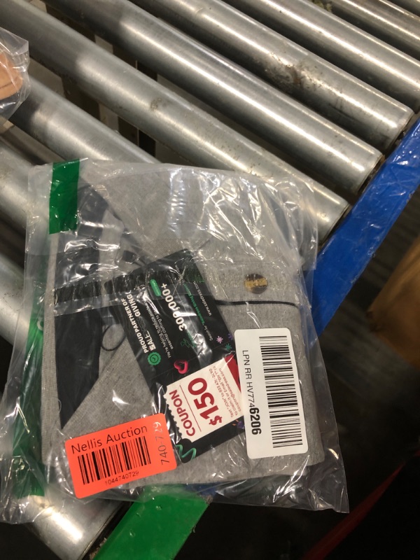 Photo 1 of SEGANUP Mens Polo Shirts Short Sleeve Pullover Collared Cotton Polo Shirts Moisture Wicking Work Shirt with Pocket Light Grey 3XL