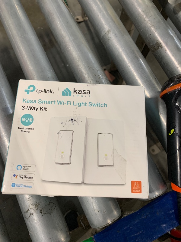 Photo 1 of Kasa Smart 3 Way Switch HS210 KIT, Needs Neutral Wire, 2.4GHz Wi-Fi Light Switch works with Alexa and Google Home, UL Certified, No Hub Required, White,2 Count (Pack of 1)