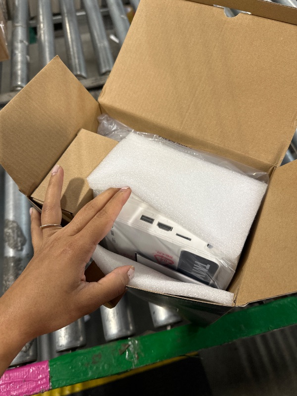 Photo 1 of TMY Mini Projector, Upgraded Bluetooth Projector with Screen, 1080P Full HD Portable Projector, Movie Projector Compatible with TV Stick Smartphone/HDMI/USB, indoor & outdoor use