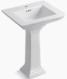 Photo 1 of ***MAY NOT BE EXACT MATCH**
Single Hole Fireclay Bathroom Sink with Overflow and 1 Pre Drilled Faucet Hole 