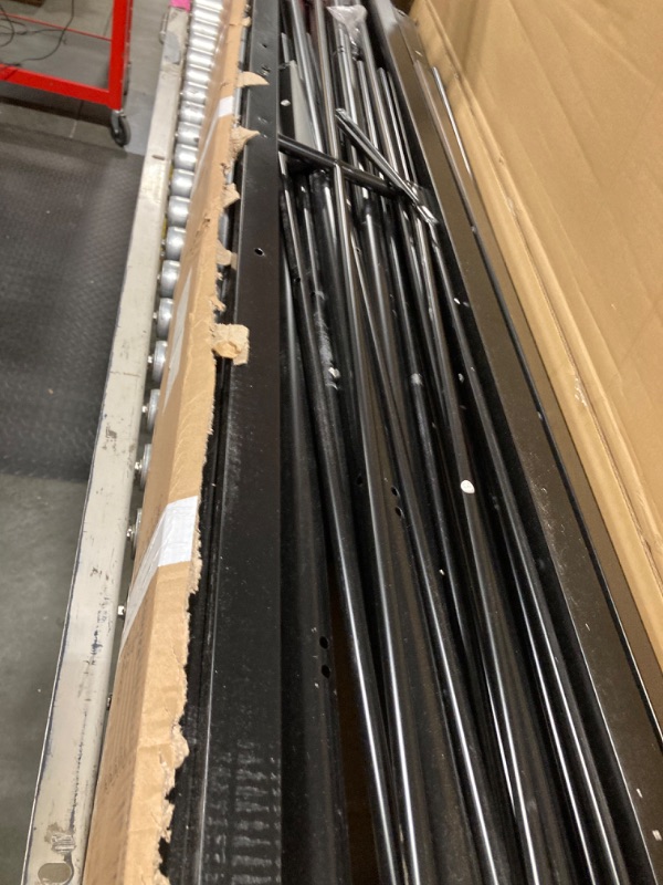 Photo 1 of **hardware loose in box**VINGLI Daybed with Pop Up Trundle, Heavy Duty Metal Twin Bed with Trundle, No Box Spring Needed, Black