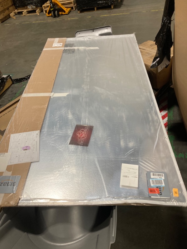 Photo 1 of **slight bend on one short side**
VIZ-PRO Dry Erase Board/Magnetic Whiteboard, 96 x 48 Inches, Large Wall Mounted Board for School Office and Home 8' x 4'